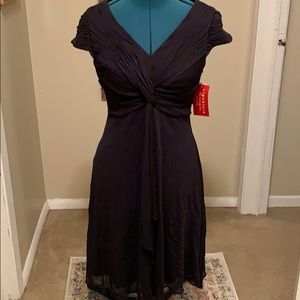 Petite Signature by Sangria Black Dress - NWT